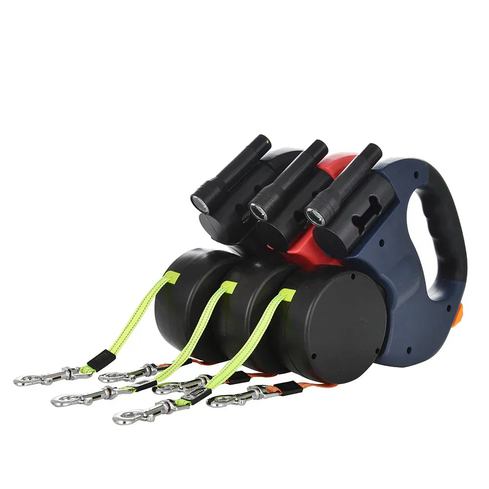 Heavy-Duty Retractable Dog Leash โ Tangle-Free & Durable