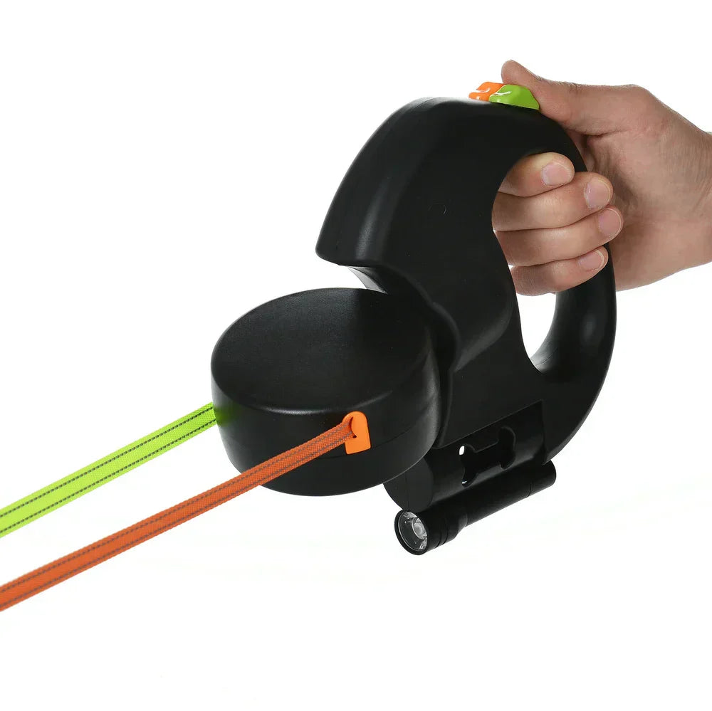 Heavy-Duty Retractable Dog Leash โ Tangle-Free & Durable