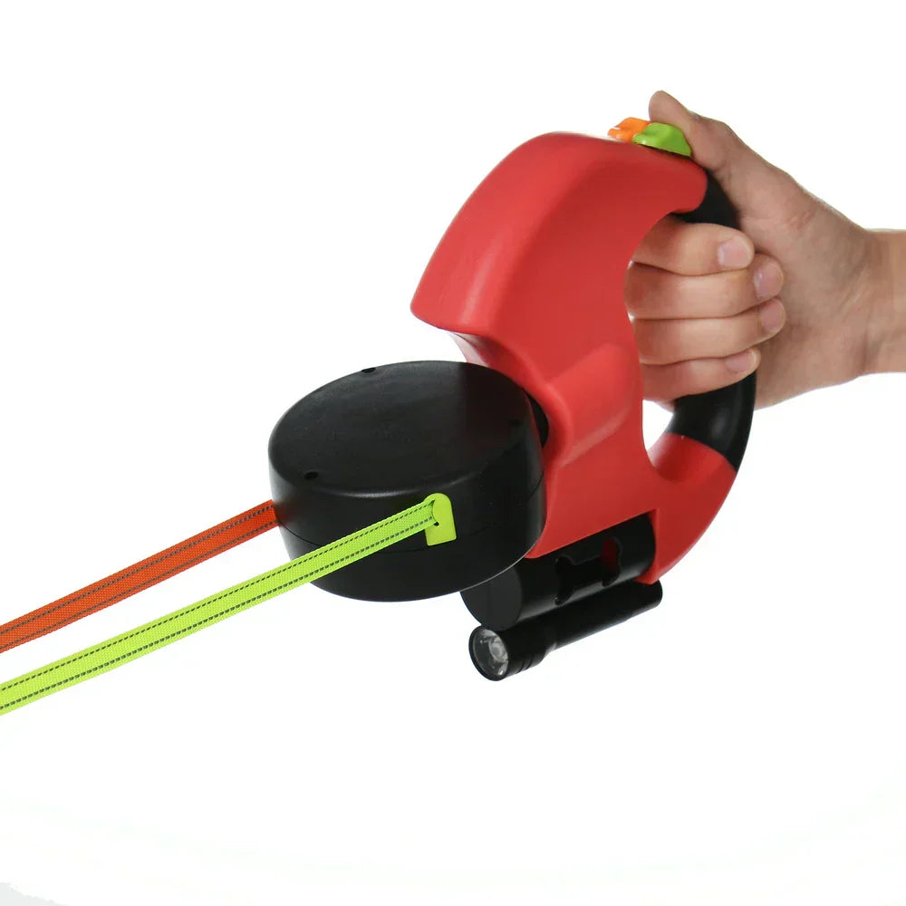 Heavy-Duty Retractable Dog Leash โ Tangle-Free & Durable