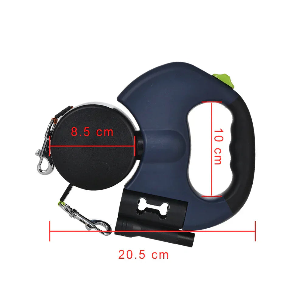 Heavy-Duty Retractable Dog Leash โ Tangle-Free & Durable
