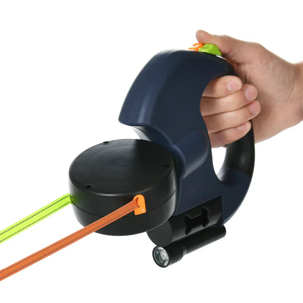 Heavy-Duty Retractable Dog Leash โ Tangle-Free & Durable