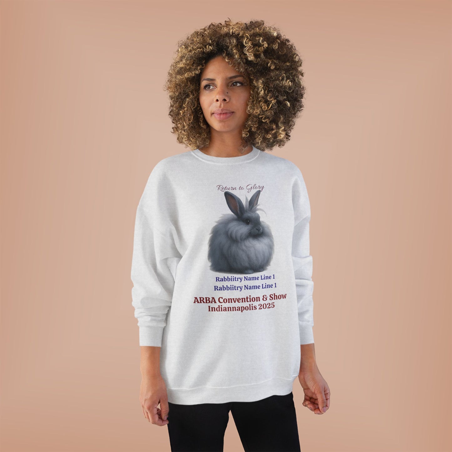 ARBA 2925 Convention Custom Rabbitry Unisex EcoSmart® Crewneck Sweatshirt
