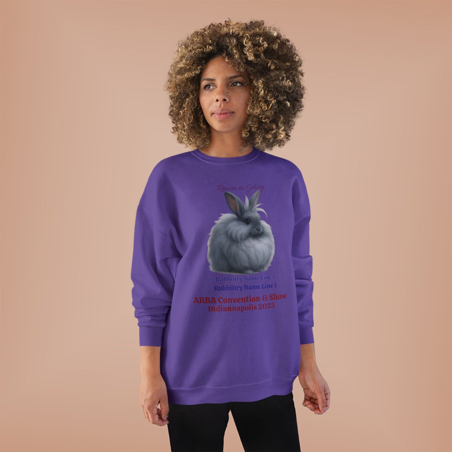 ARBA 2925 Convention Custom Rabbitry Unisex EcoSmart® Crewneck Sweatshirt