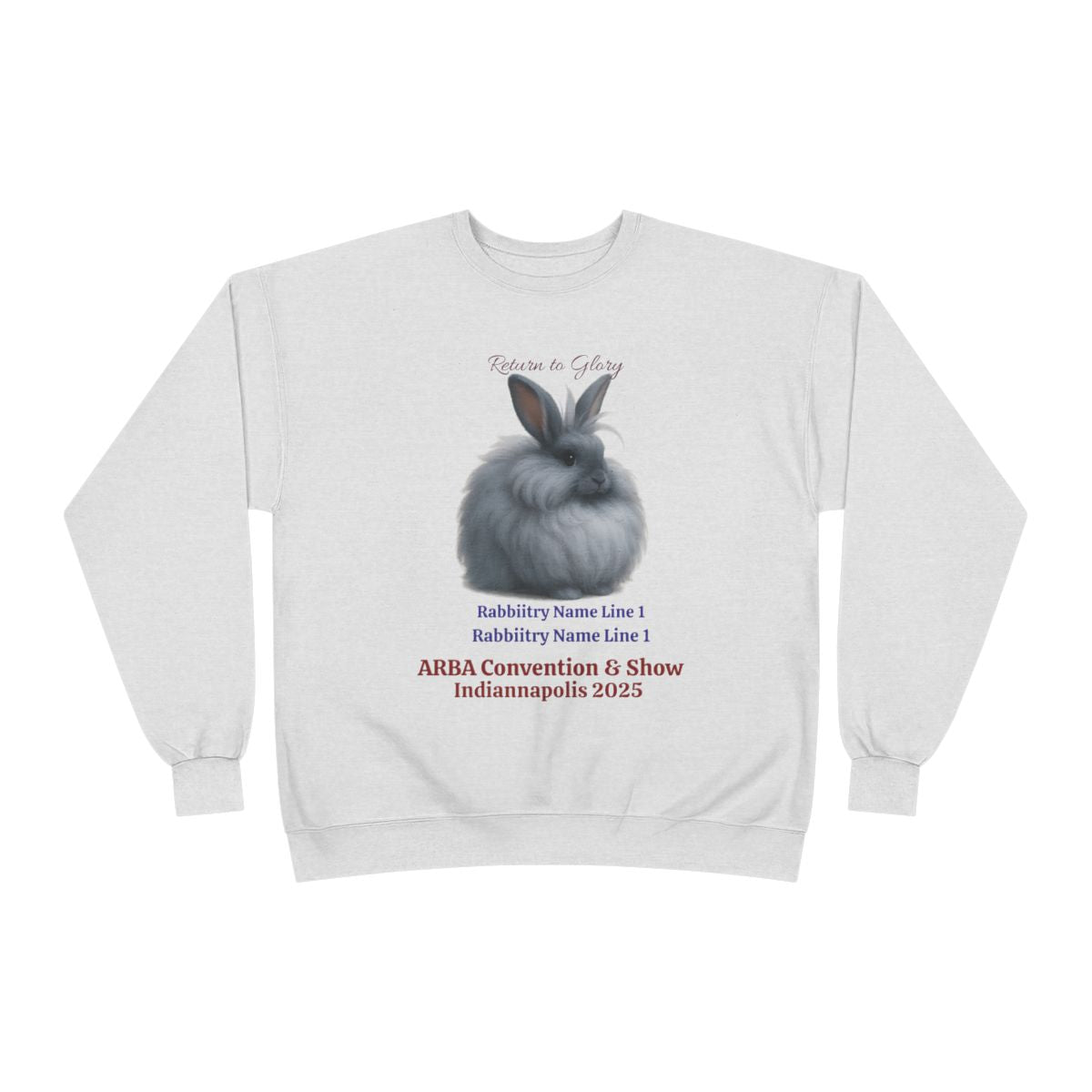 ARBA 2925 Convention Custom Rabbitry Unisex EcoSmart® Crewneck Sweatshirt