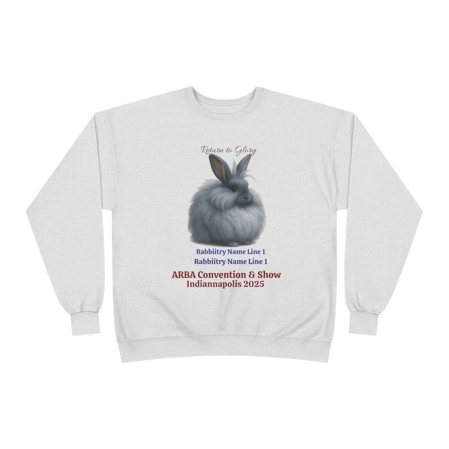 ARBA 2925 Convention Custom Rabbitry Unisex EcoSmart® Crewneck Sweatshirt