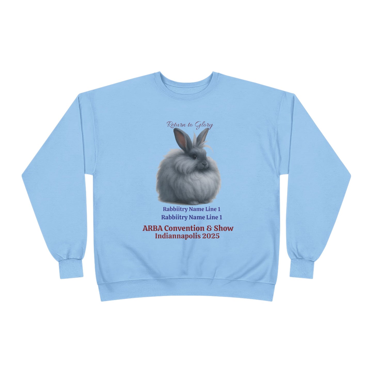 ARBA 2925 Convention Custom Rabbitry Unisex EcoSmart® Crewneck Sweatshirt