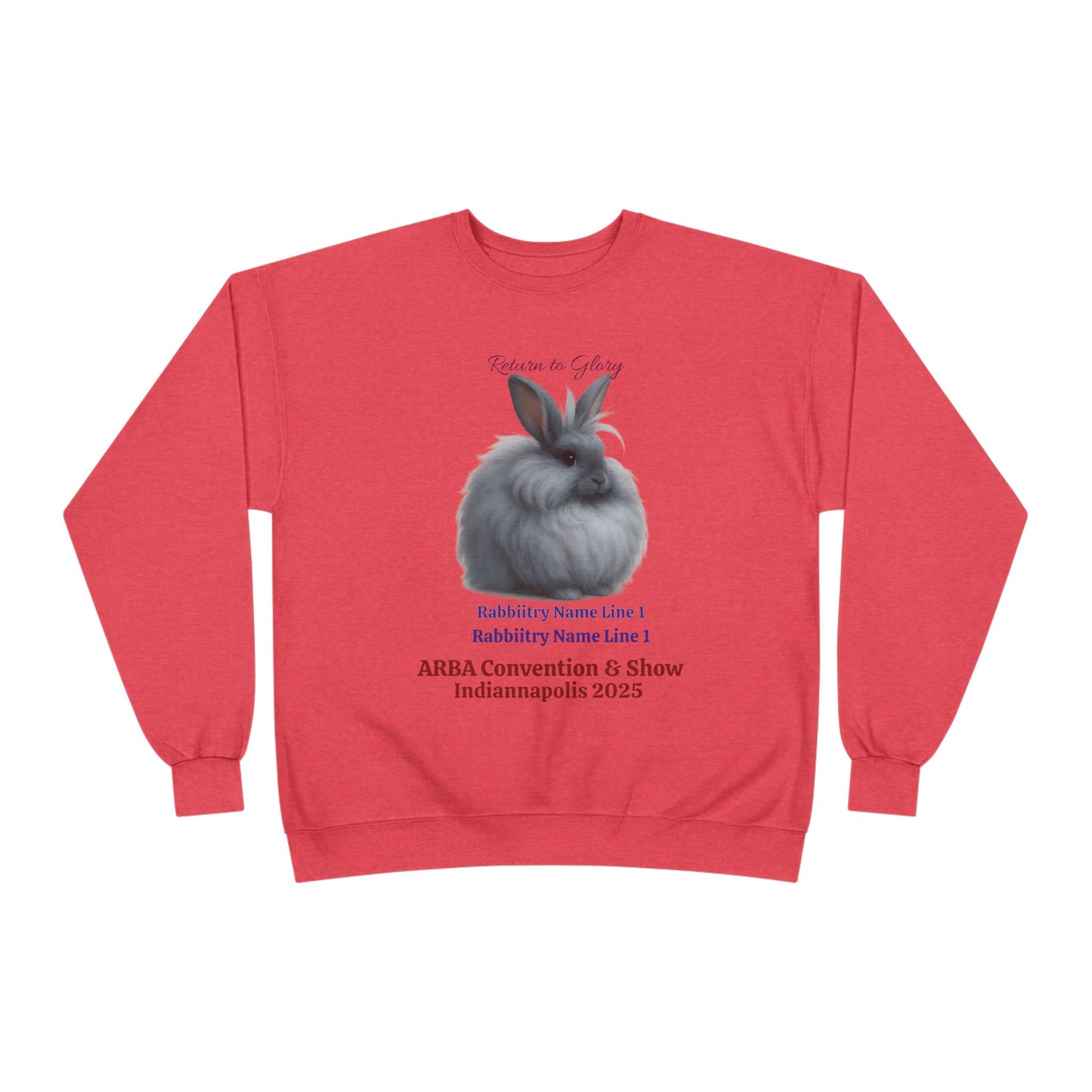 ARBA 2925 Convention Custom Rabbitry Unisex EcoSmart® Crewneck Sweatshirt