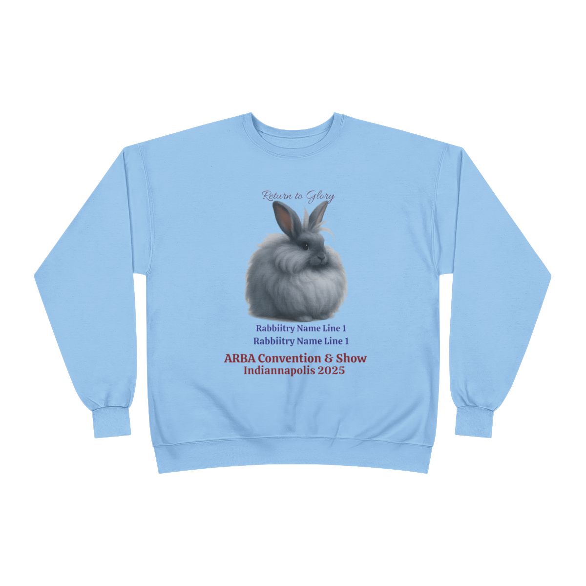 ARBA 2925 Convention Custom Rabbitry Unisex EcoSmart® Crewneck Sweatshirt