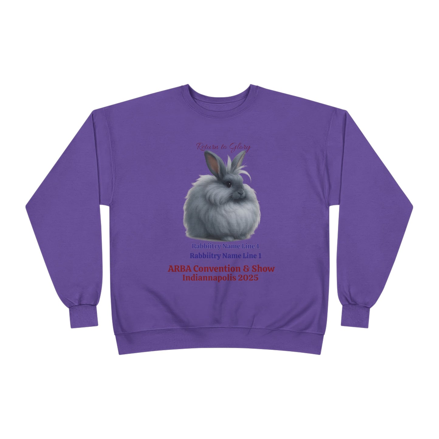 ARBA 2925 Convention Custom Rabbitry Unisex EcoSmart® Crewneck Sweatshirt