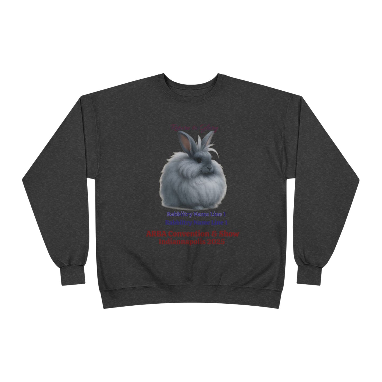 ARBA 2925 Convention Custom Rabbitry Unisex EcoSmart® Crewneck Sweatshirt