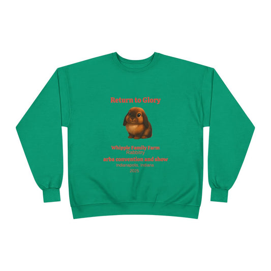 Custom Rabbitry ARBA 2025 Convention Unisex EcoSmart® Crewneck Sweatshirt